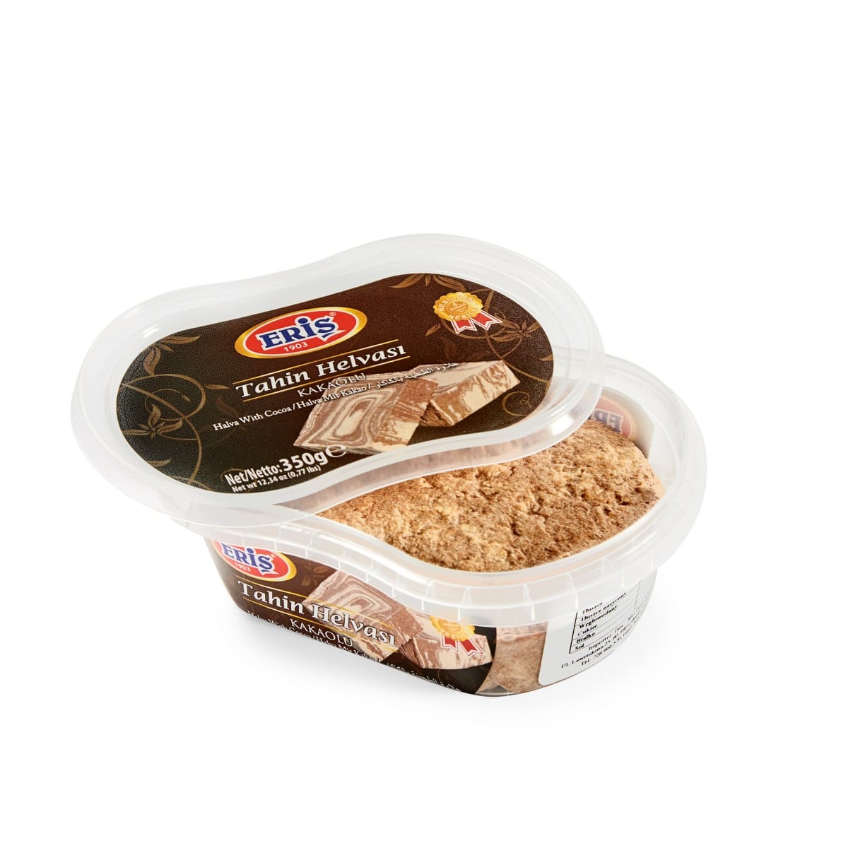 Chałwa Sezamowa Kakaowa 350g Kostka ERIS Halvastore